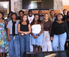 Young adults sharing life and joy